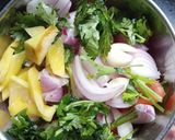 A picture of step 1 of Mutton tehri.