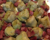 Foto del paso 8 de la receta: Corazones de alcachofas rehogados con jamón