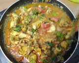 A picture of step 6 of Chicken Masala curry.