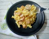 Foto langkah ke 3 dari resep Fusilli & cheese sausage.
