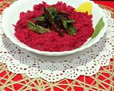A picture of step 5 of Onam Sadya Special Beetroot Pachadi.