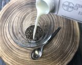 Foto del paso 1 de la receta: Pudding de chía con fresas 🍓 y cereales inflados