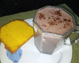 A picture of step 2 of Chocolate Cream Shake.