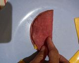 Foto langkah ke 4 dari resep Roti Sisir Asin (isian daging asap dan keju slice).