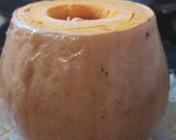 Foto del paso 1 de la receta: Calabaza rellena espinaca y salsa blanca