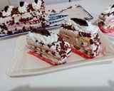 Pas rețetă Prăjitură cu prune, sos de zmeură și frișcă 🍰🍰 3 fotografie