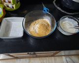 A picture of step 2 of Wheat Jaggery cake twist with sesame seed.