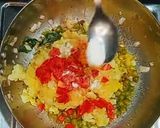 A picture of step 6 of South Indian platter.