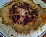 Foto del paso 5 de la receta: Focaccia en sartén relleno de atún, berenjena y queso azul
