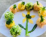 Hình bước làm 3 của món Cơm nắm bông cải xanh 🥦🥦