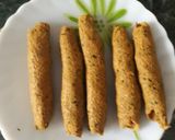 A picture of step 4 of Soya Kababs.