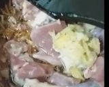 A picture of step 2 of Achar gosht.