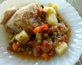 Foto del paso 7 de la receta: Pollo con papas a la olla, rápido y rico
