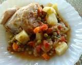 Foto del paso 7 de la receta: Pollo con papas a la olla, rápido y rico