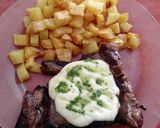 Foto del paso 4 de la receta: Entrecot a la plancheta con papas al horno