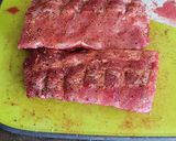 A picture of step 1 of Low'n'slo Baby back ribs.