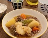 A picture of step 6 of Japanese Nikujyaga in the Instant Pot 🪄🧙‍♀️.