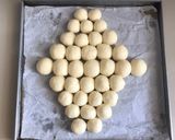 Foto langkah ke 4 dari resep Bubble bread lembut ekonomis, tanpa ulen, tanpa telur.