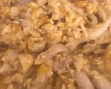 Foto del paso 4 de la receta: Timbal de gallo con pimiento, patata, cebolla y huevo 👩🏻‍🍳