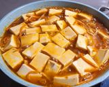 Hình bước làm 4 của món Đậu hũ non sốt nấm kim châm (món chay)