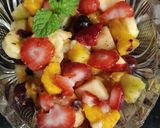 A picture of step 5 of Mixed Fruit Chaat 😋.