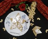 A picture of step 2 of Kaju Katli.