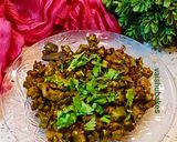 A picture of step 3 of Bhindi Stir Fry / Okra Stir Fry.