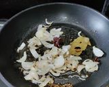 A picture of step 1 of Veg Pulao.