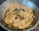 A picture of step 1 of One-Pot Chicken, Leek and Beans.