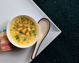 A picture of step 3 of Pro biotic Sweet Corn Gazpacho with Yakult.