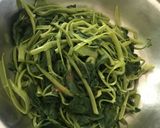 Foto langkah ke 4 dari resep Plecing kangkung pedas manis.