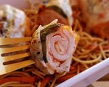 Foto del paso 12 de la receta: Pollo a la parmesana con noodles