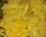 A picture of step 1 of Corn potato tikkis in tear drop shape.