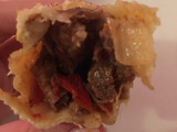 Empanadas de lomo al vino desmenuzado