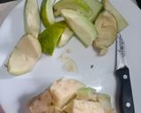 A picture of step 2 of Jamfal halwa.
