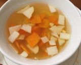 Hình bước làm 2 của món Bún cuốn ăn cùng bánh mỳ nướng bơ hành