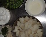 A picture of step 1 of Mayo potato salad.