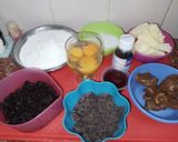 Foto del paso 1 de la receta: Budín de Dulce de Leche con Chocolate y Pasas