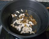 A picture of step 2 of Basanti Pulao.