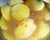 A picture of step 2 of Yam/potatoes in egg.
