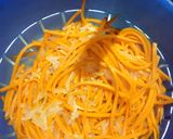 Foto del paso 7 de la receta: Fideos de vegetales con estofado de filetes al vino y romero