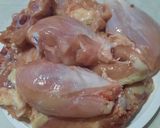 Foto del paso 4 de la receta: Pollo al horno con salsa de morrón y papas