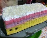 Foto langkah ke 6 dari resep Bolkus rainbow chocochip 1 telur metode all in 1.