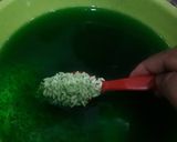 Foto langkah ke 1 dari resep Ketan kukus pandan tabur kelapa.