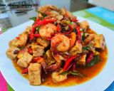 Foto langkah ke 4 dari resep Tauco Udang Tahu.