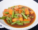 Foto langkah ke 5 dari resep Tumis buncis dan teman2 nya ca sapi.