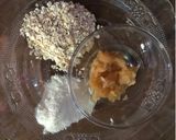 Foto langkah ke 1 dari resep Snack MPASI Oatmeal x apel parut.