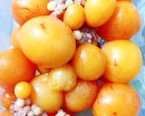 Hình bước làm 1 của món Trứng non cháy tỏi