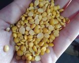 A picture of step 1 of Arhar dal.