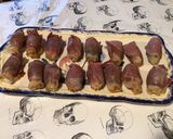 Une image de l'étape 7 de Pruneaux au jambon cru et mozzarella di buffala.